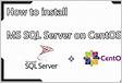 Install Microsoft SQL Server 2019 on CentOS 7 Fedor